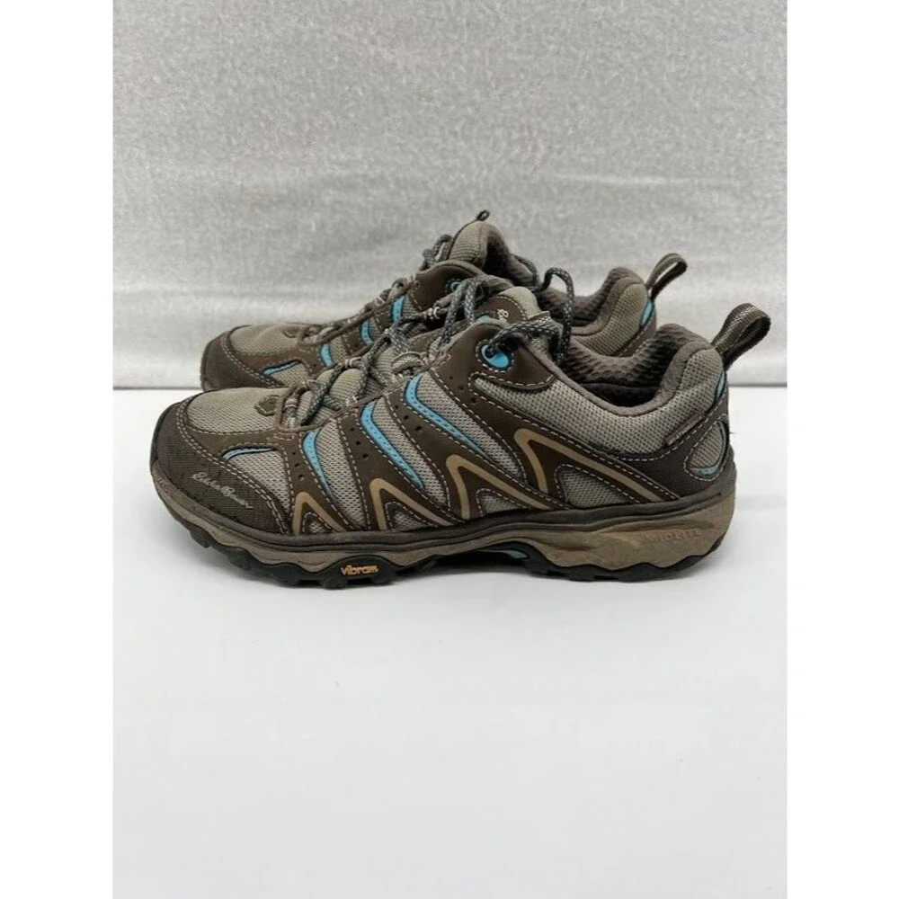 Eddie Bauer Roseburg Womens Size 8 Low Hiking‎ Boots Brown Outdoor Lightweight